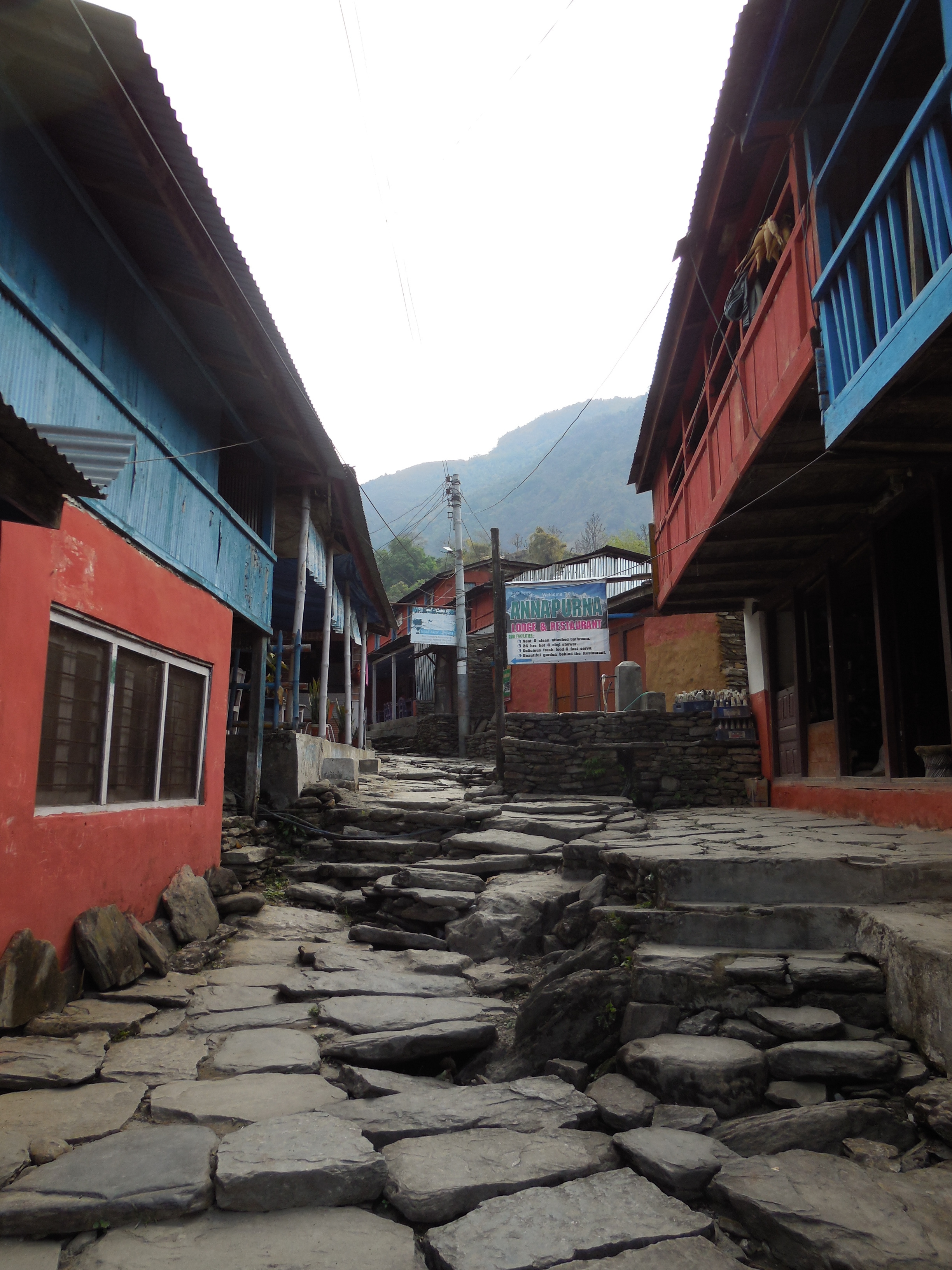 Typical village in the Himalayas