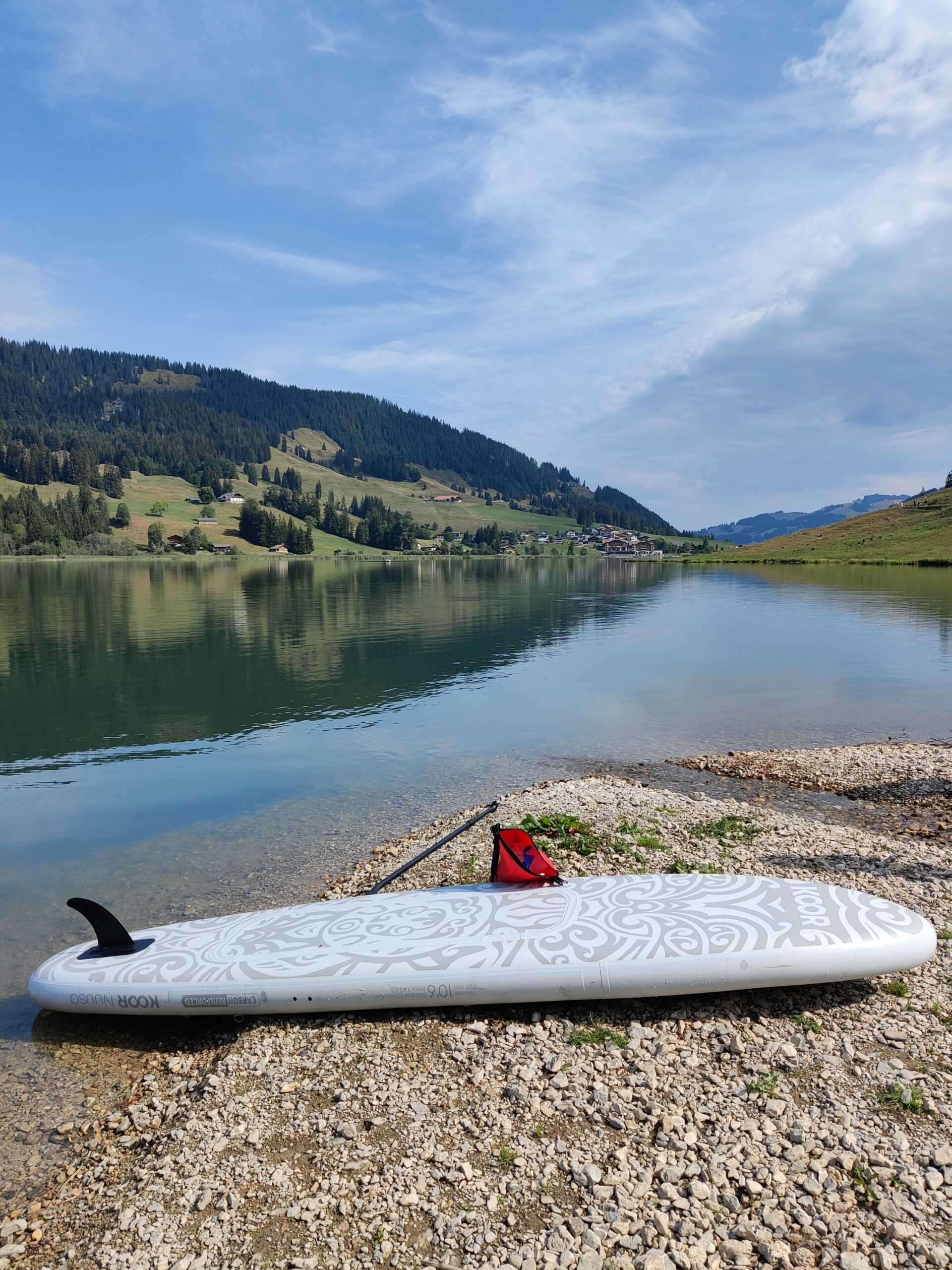 Mit dem SUP auf dem Schwarzsee