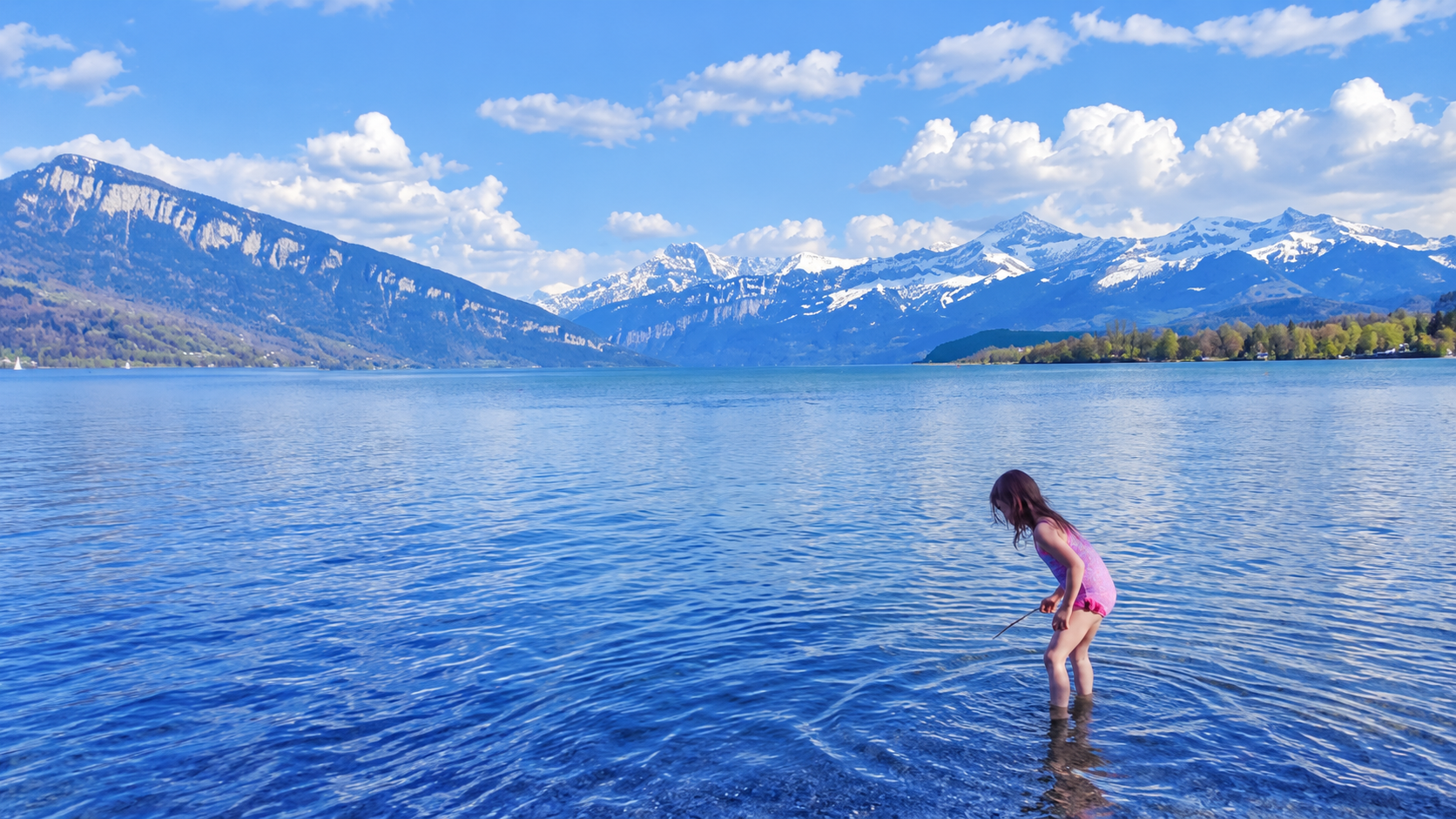 Thunersee beim TCS Camping Gwatt