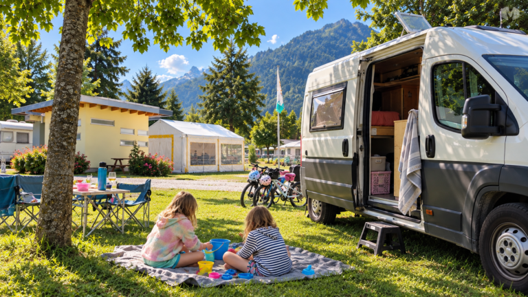 Camping de la piscine Aigle