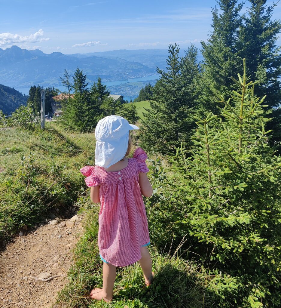 Rigi mit Kindern wandern