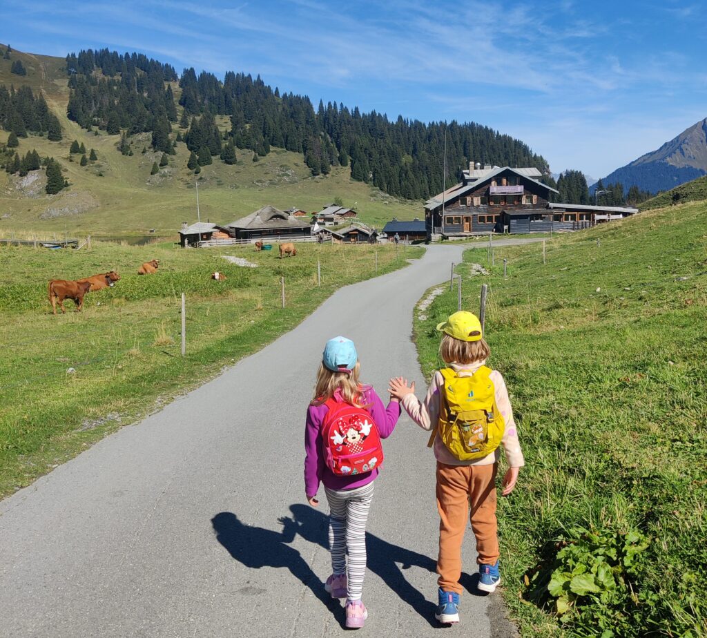 Wanderung Bretaye Lac des Chavonnes bei Villars-sur-Ollon