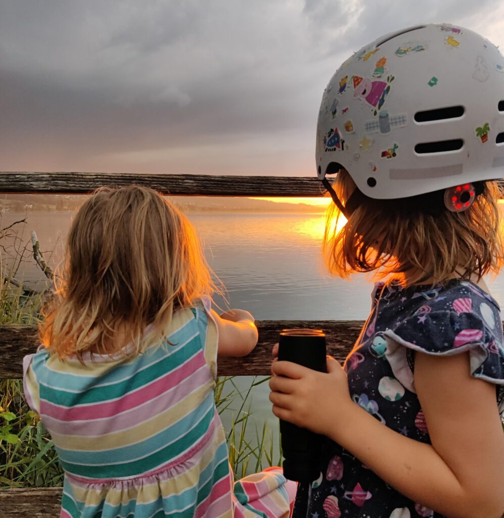Der Sonnenuntergang auf dem TCS Camping Sempachersee