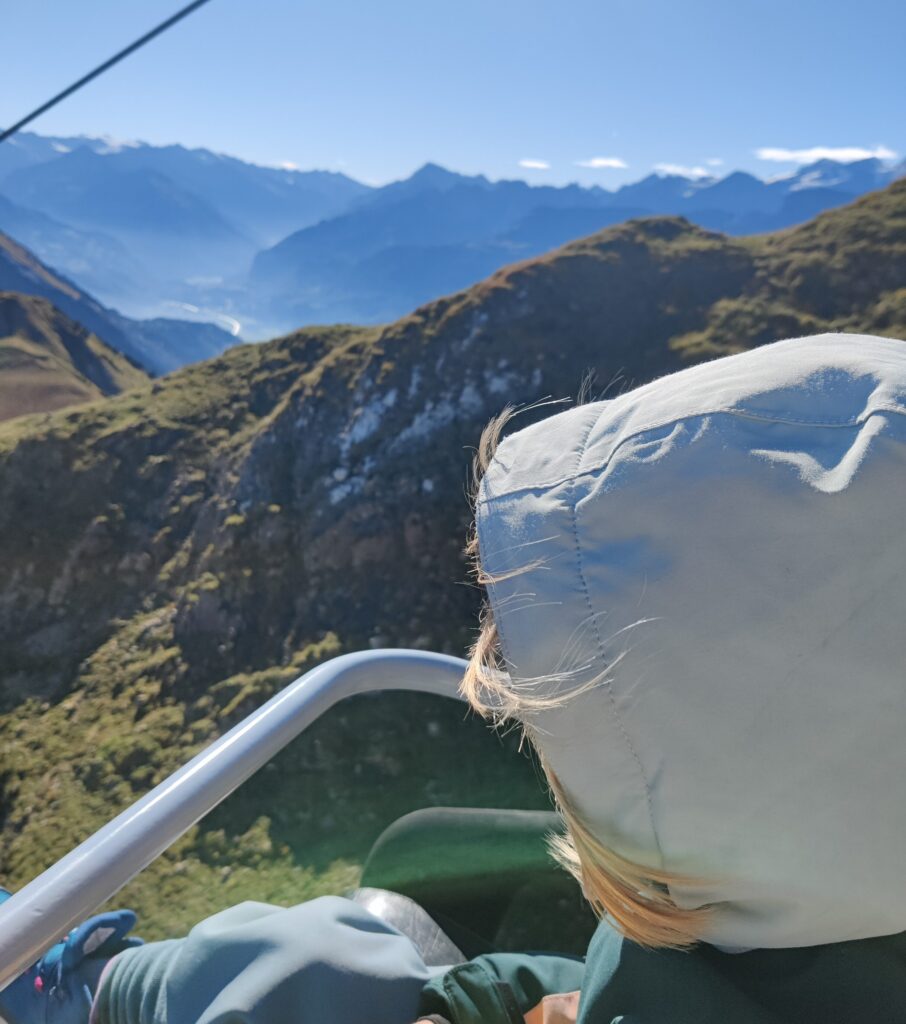 Der Sessellift zum Berghaus Eisee